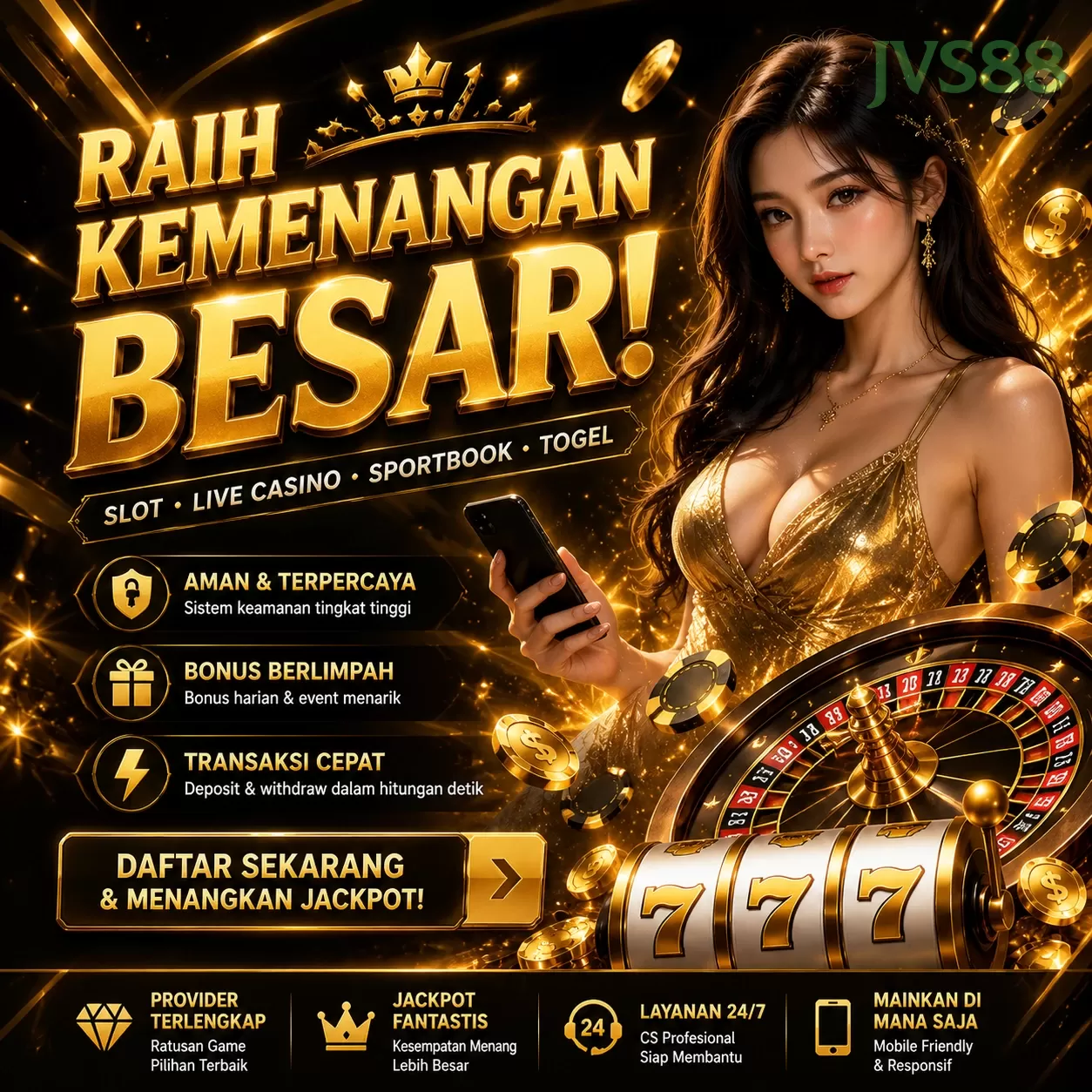 Main jvs88q Menang Jackpot Besar